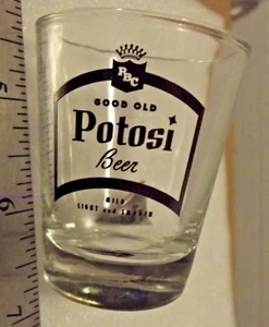 POTOSI BEER SHOT GLASS NEW - Picture 1 of 3