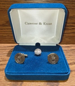 Rare Camrose & Kross Jacqueline Kennedy JFK John F.  Kennedy Cuff Link Box Set - Picture 1 of 3