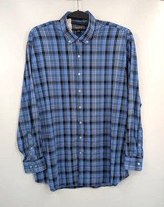 Mens Peter Millar Summer Comfort Button Long Sleeve Polo Shirt Size 2XT XXL Tall - Picture 1 of 9