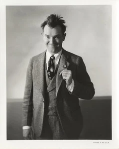 Retrato publicitario de estudio Stan Laurel & Hardy vintage 8x10 foto de plata - Imagen 1 de 1