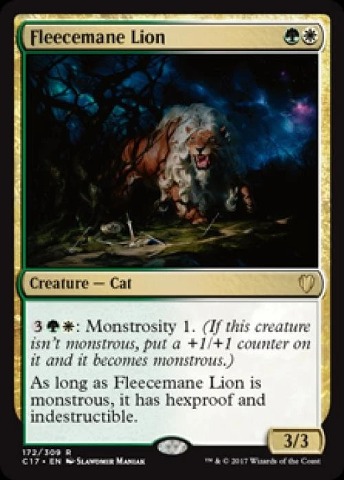 Fleecemane Lion - Light Play MTG Commander 2017 - Image 1 of 1