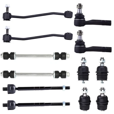 12x rótulas delanteras barra estabilizadora extremo de varilla de amarre para Mazda B3000 1998-2002 Foto 1 de 4