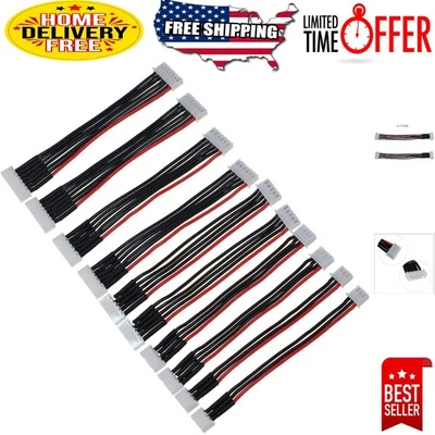10PCS 22AWG Silicone JST-XH Battery Connection Cables for Effective Charging - Image 1 of 4