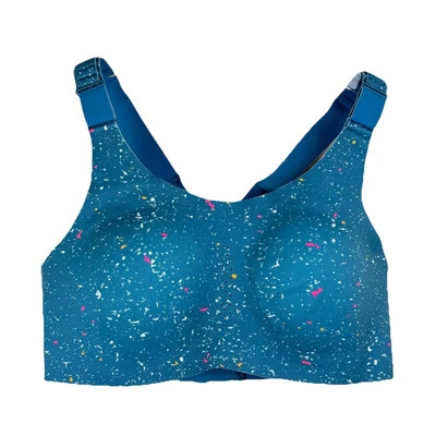 NUEVO Sujetador Deportivo Brooks Dare Racerback 2.0 Mujer 34B Lagoon Speckle Alto Impacto Foto 1 de 4