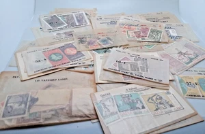 Foreign stamp lot, 1930s thru the 70's , 40 batches. most look unused - Picture 1 of 5