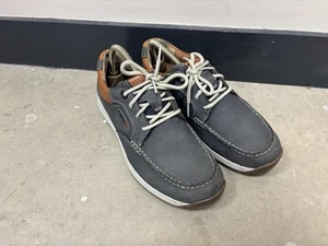 Clarks Active Air Vent Navy Leather Casual Walking Shoes Size UK 7 / EU 41 - Picture 1 of 20