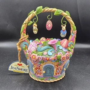 Jim Shore Heartwood Creek BE OPEN TO MIRACLES Easter Basket Ornaments Doors - Picture 1 of 14
