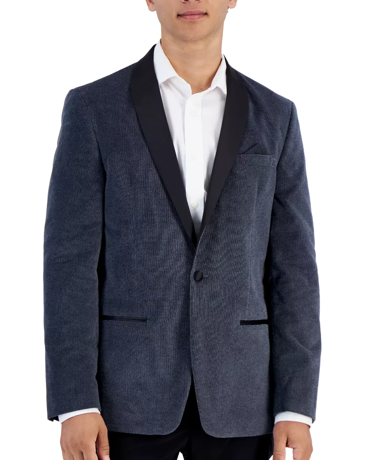 Vince Camuto Mens Slim fit Sport Coat Blazer 42 S Grey - Image 1 of 1