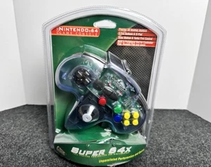 Nintendo 64 Game Controller Blue Pelican Accessories Super 64X New - Rare 1997 - Picture 1 of 8