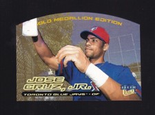 2000 Fleer Ultra Gold Medallion Die Cut Jose Cruz Jr #202G Toronto Blue Jays