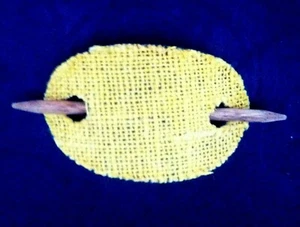 Vintage Retro  1960's Hair Stick, Yellow, Unique! - Picture 1 of 2