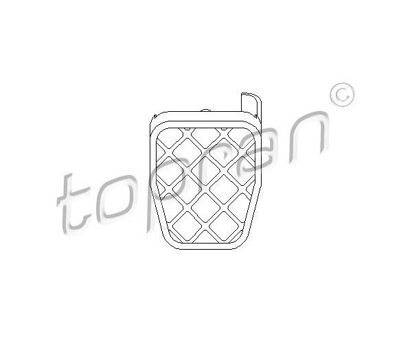 Pastilla de pedal de freno TOPRAN 112 247 Foto 1 de 1