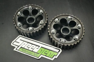 Black Cam Gear Camshaft B16 B17 B18 B20 H23 Civic Acura GSR - Picture 1 of 5