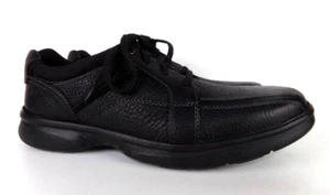 Clarks Men's Bradley Walk Shoes Black Tumbled Leather US 13 - Picture 1 of 10