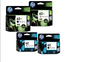 CHOOSE Genuine Original HP 62 / 62XL Black Tri-Colour VALUE Pack Ink cartridge - Picture 1 of 7