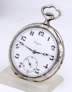 Museale Sonderedition LONGINES SOCIETE Suisse POUR silver 900 TASCHENUHR 1926 - Picture 1 of 13
