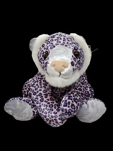 Vintage 1999 Jewel Tone Treasures by KELLYTOY Stuffed Animal Plush Cat Leopard  - Picture 1 of 7