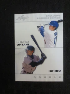 2023 Leaf Legend #ELE-03 Shohei Ohtani Dodgers/Ichiro Suzuki - Picture 1 of 2