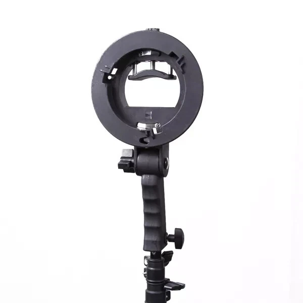 Bracket Pro Mount Adapter Holder for Speedlite Snoot Flash Softbox w/ Hand grip - Image 1 of 1
