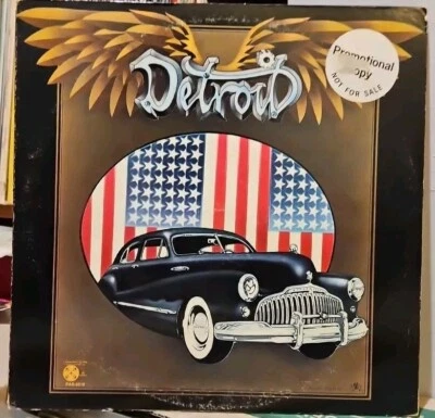 DETROIT Featuring MITCH RYDER 1971 US White Label PROMO LP - Image 1 of 3