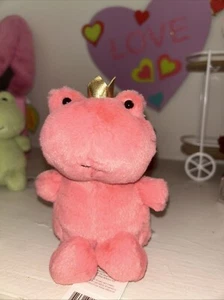 Jellycat Croaker Corona Rana Rosa con Príncipe Heredero Juguete de Peluche Gato Jalea Retirado - Imagen 1 de 7