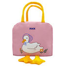 Cartoon Duck Lunch Bag Portable Cute Durable Reusable Oxford Cloth Woman Man