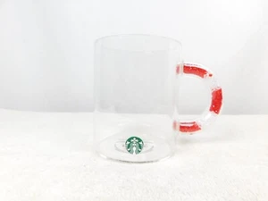 Starbucks 12 OZ Urlaub durchsichtig Becher mit Süßigkeitenstockfarbe Perlengriff - Bild 1 von 4