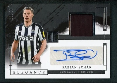 2023-24 FABIAN SCHAR 11/25 AUTO JERSEY PANINI IMPECCABLE PREMIER LEAGUE ELEGANCE - Image 1 of 2