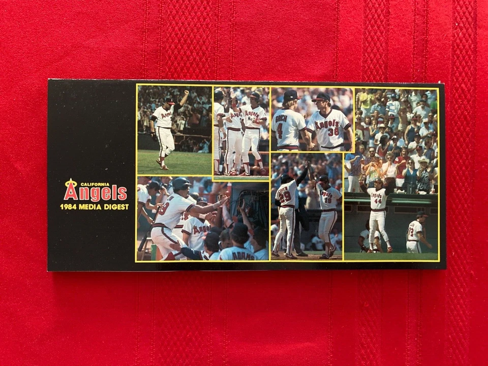 MLB California Angels 1984 guía de medios / DeCinces / Downing / Jackson / Witt Foto 1 de 1