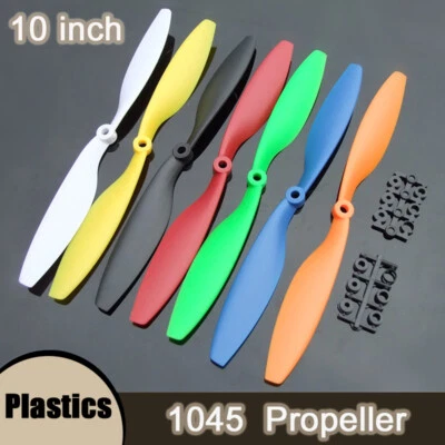 Propeller 10 inch Forward and Reverse Blade for RC Model Quadcopter Fixed Wing - Image 1 of 4