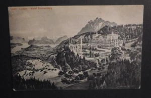 1916 Schweiz Kriegsgefangener Kriegsgefangener Postkarte Brief Luzern an Seine Frankreich - Bild 1 von 2