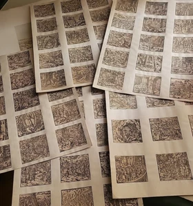 Collection de 72 gravures sur bois pour la Bible de Johann Dietenberger (XVIIe) - Foto 1 di 22