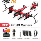 4DRC V10 RC Aircraft Helicopter WIFI FPV Drone 4K HD Camera Selfie Quadcopter