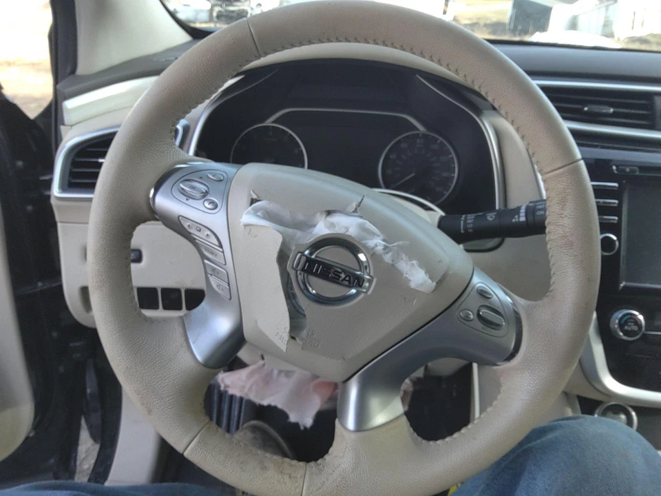 16 NISSAN MURANO Steering Wheel Beigep - Image 1 of 1