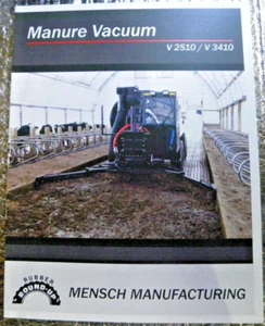 Factory  Dealership Specs Brochure Undated Mensch Manure Vacuum V 2510 V 3410 - Bild 1 von 4