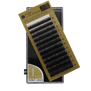 Eyelash Extension Blink Mink J 0.25 Curl 7mm-14mm Mixed Size Tray - Picture 1 of 3
