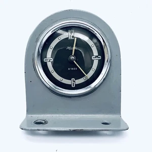 KIENZLE 8 DAYS TAGE CLOCK UHR OLDTIMER WITH RING VINTAGE VW BEETLE MERCEDES BMW - Picture 1 of 8
