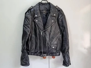 Vintage D-Revi Marlon Brando Leather Motor Cycle Jacket " The Wild One " - Picture 1 of 12