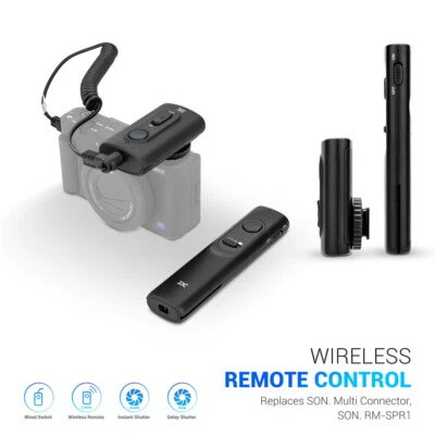 JJC Wireless Remote Control Shutter Release for Sony Cameras Replace RM-SPR1 - Image 1 of 4