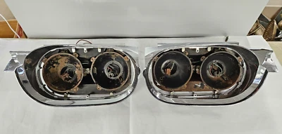 Vintage 1961 1962 1963 Ford Thunderbird Left & Right Headlight Assembly Parts Foto 1 de 4