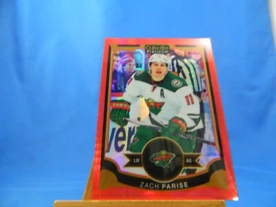 Zach Parise O-Pee-Chee Platinum Hockey 2015-16 Red Prism /149 - Image 1 of 2