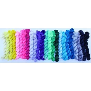 MCN Superwash Mini Diteggiatura Calza Filato - Tinto a Mano - GALAXY - 25 Hank Pack - NUOVO - Foto 1 di 8