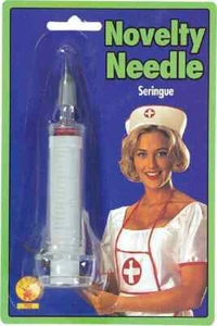 Hypo Needle Novelty Syringe Costume Accessory Doctor Nurse - Photo 1/1