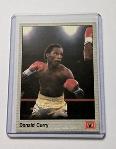 Tarjeta deportiva Donald Don Curry 1991 boxeo todo el mundo AW #9 - Imagen 1 de 5