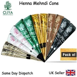Brown Ojya Fresh High Quality Henna Mehndhi Cones Mehndi - - Picture 1 of 7
