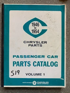 Chrysler Parts 1946 to 1954 Passenger Car Parts Catalog Volume 1 - Picture 1 of 2