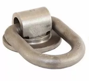 Buyers B51,1" D,D-Ring 4" x 3" Gray Steel W/Mounting Bracket 4 Tie Down,Chain - Bild 1 von 5