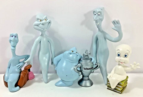 Casper The Friendly Ghost 1994 PVC Figure Tyco Amblin Harvey Lot of Five Cover