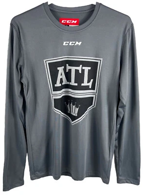Vintage CCM Atlanta Knights Hockey Team Tactical Dry Activewear Shirt Men S - Изображение 1 из 4