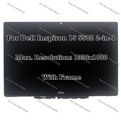 15.6" Dell Inspiron 15 5582 FHD LCD Display Touch Screen Assembly IVA01 VPVF4 - Image 1 of 4